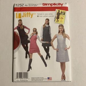 60’s style dress clothing pattern